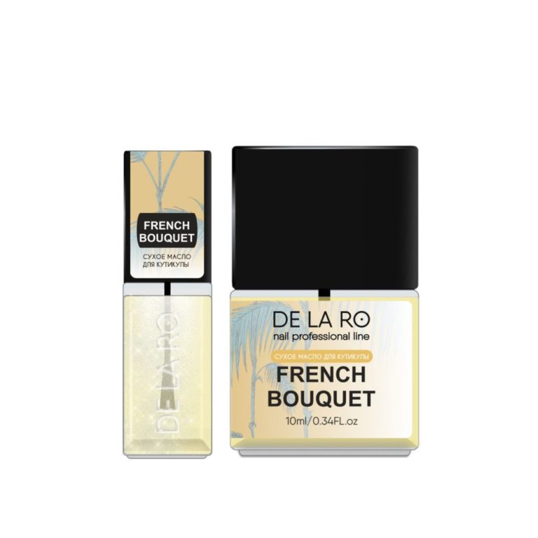 Сухое масло для кутикулы с мерцанием French Bouquet – 10ml